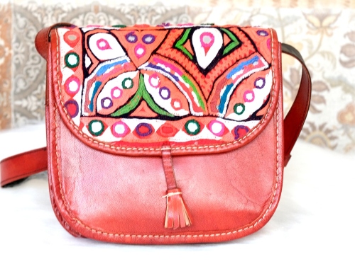 Embroidered hot sale sling bag